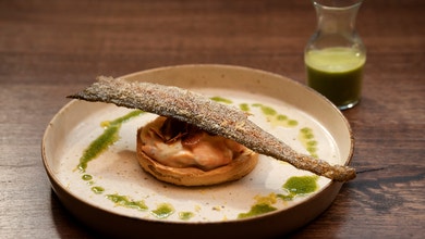 Rainbow Trout & Prawn Savoury Tart
