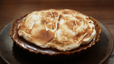 Spiced Pumpkin and Banoffee Tart