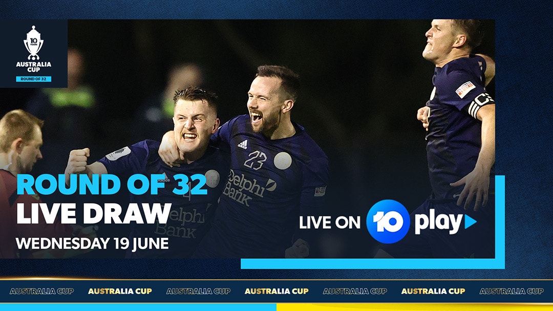 Watch the Australia Cup 2024 Draw live and free on 10 Play