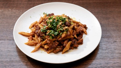 Spicy Pork Scissor Cut Noodles