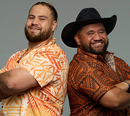 Tai "Bam Bam" Tuivasa and Logan Tuivasa
