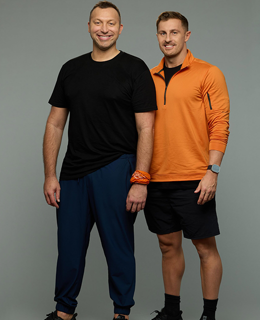 Ian Thorpe and Christian Miranda