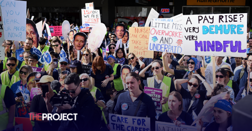 NSW Nurses Go On Strike Over Pay Dispute