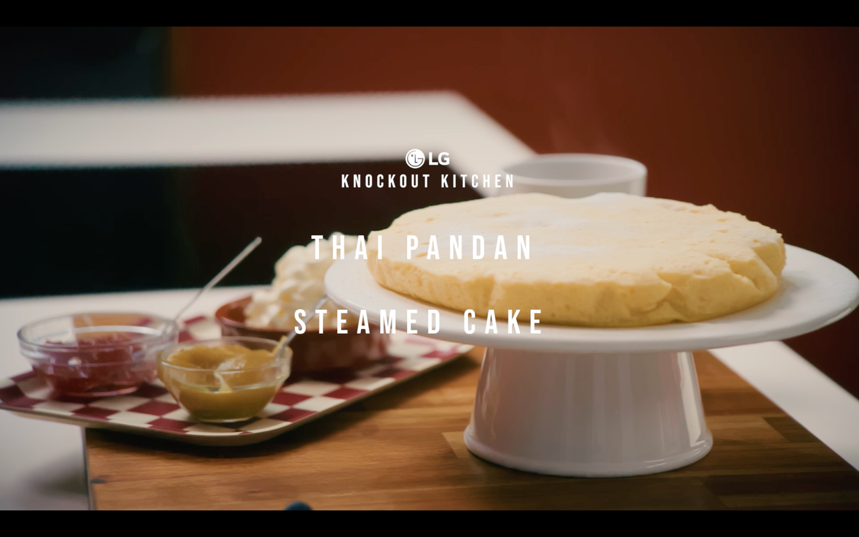 Thai Pandan Steamed Cake