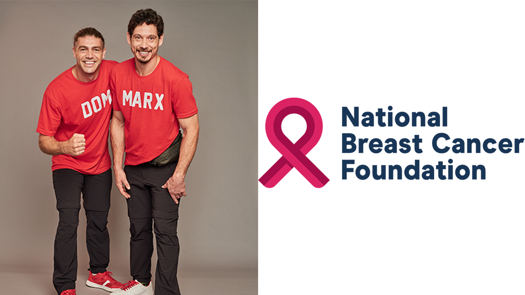 Dom Di Tommasso and Marx Marsters's Charity: National Breast Cancer Foundation