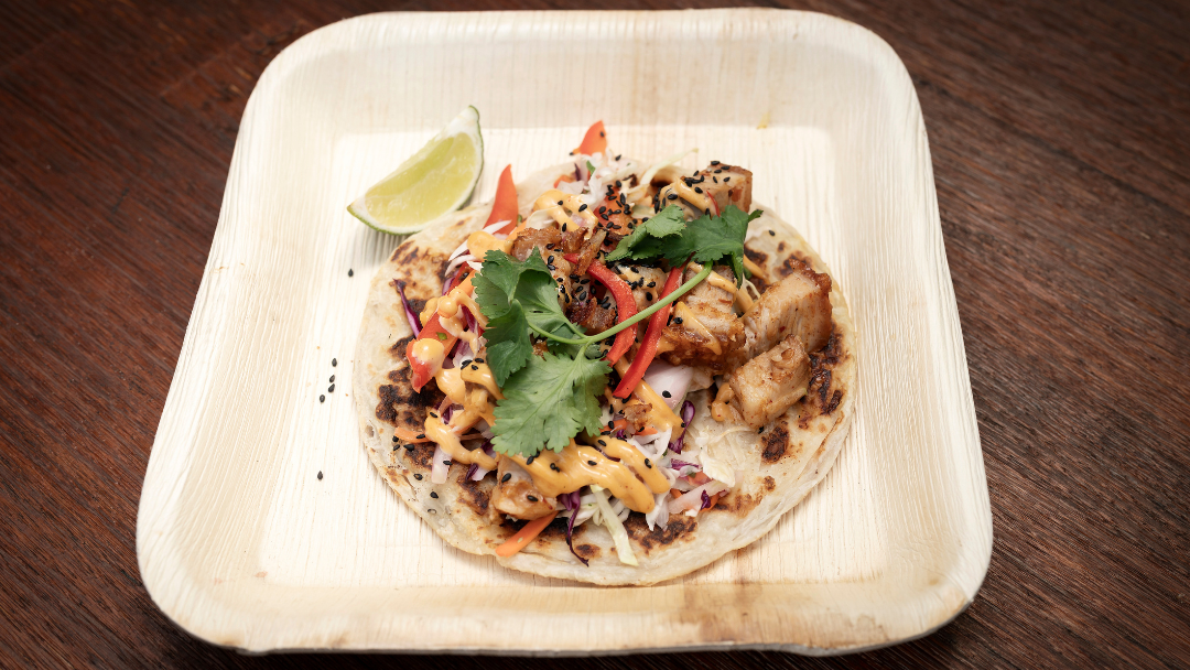 Pork Belly Roti Tacos